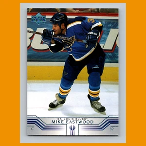 Tarjeta de hockey Mike Eastwood #384 2001 Upper Deck St. Louis Blues NHL CASI NUEVA - Imagen 1 de 3