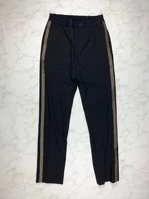 🔥65% OFF🔥 [SALE] Helmut Lang Striped Tapered Black Pants Sz. S - Image 1 of 4