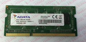 Laptop Notebook ADATA 4GB x1 DDR3-1600 1.35v AO1L16BC4R1-BQSS SODIMM Memory Ram