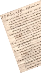 crv 074 - 1756 - SAVOIA - CARLO EMANUELE III RE DI SARDEGNA -  firma autografa - Foto 1 di 3