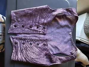 Purple Patterned Corset Size 2 Handmade from Ren Faire. Great Condition. - Picture 1 of 3