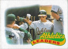 1989 Topps - Team Leaders #639 Walt Weiss
