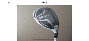 NEW WOMEN'S TAYLORMADE SIM MAX 25* #5 RESCUE HYBRID ALDILA NV45 LADIES FLEX + HC - Picture 1 of 6