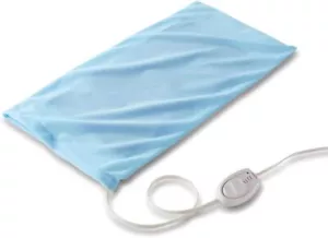 Extra Large Light Blue Sunbeam Heating Pad 12X24 Inch Pain Relief Therapy - Picture 1 of 12