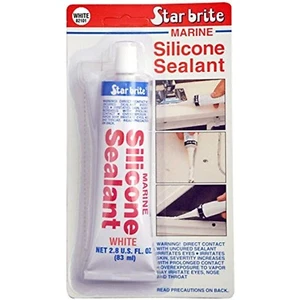 American Motorhome RV 5TH Wheel Star Brite Marine Silicone Sealant White 82101 - Picture 1 of 3