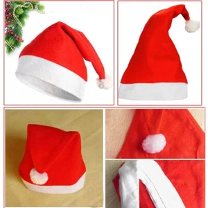 Unisex Christmas Cap Santa Elf Decoration Xmas Party Hat Baby Kids Children - Picture 1 of 8