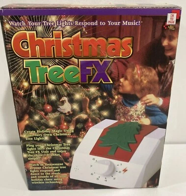 Christmas Tree FX Light Show Box Holiday Magic Unit Respond & Dance to Music - Image 1 of 4