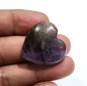 56 Crt Fantastica Fine Lepidolite Cabochon Forma Cuore Gemma Sciolta per Gioielli - Foto 1 di 5