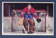 1971-72 Canadiens Postcards #5 Ken Dryden - Montreal Canadiens