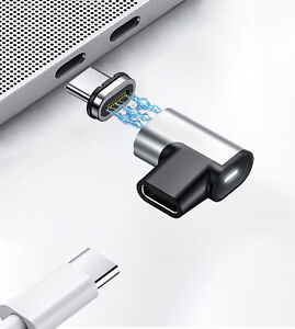 USB C Magnet Adapter Thunderbolt 3 100 W 20 Gb/s 4K @ 60Hz Magsafe rechter Winkel