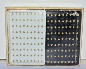 United States Playing Card Co Double Card Decks with case Poker vintage spades - Imagen 1 de 2