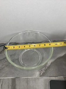 Vintage Large Fire King Ware Mixing Bowl for Sunbeam Stand Mixer 9.5" Clear - Picture 1 of 5