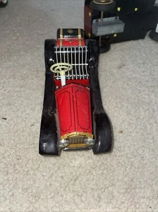 Red Japanese Tin toy Car - Picture 1 of 2