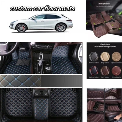 For Audi A6 Luxury Waterproof Carpets All-weather Interior Liners Car Floor Mats — 第 1/4 张图片