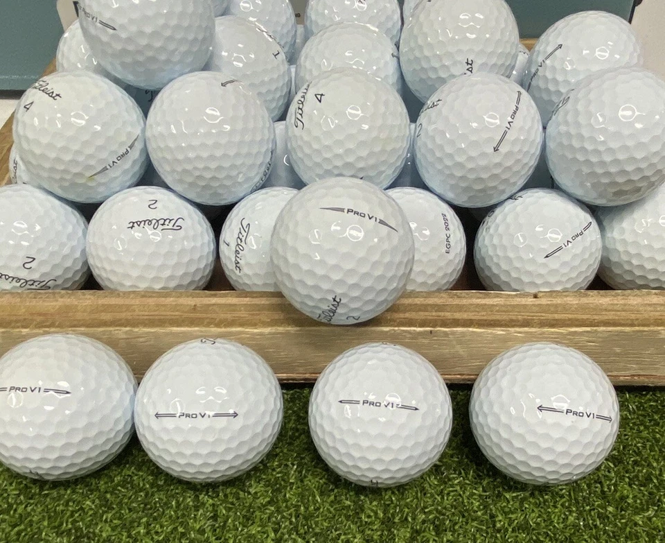 50 Titleist Pro V1 AAAAA Mint Used Golf Balls 5A - Image 1 of 2