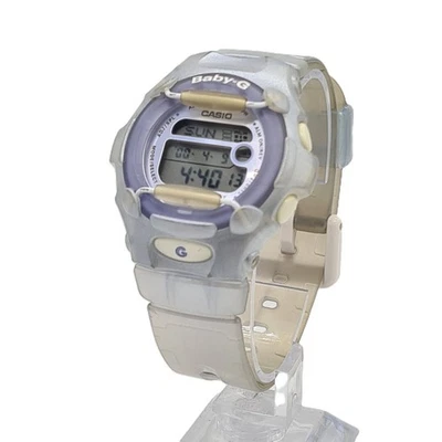 Casio Baby-G Watch Model BG-158 Silver & Violet Excellent Condition - Image 1 of 4