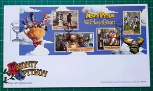 2025 MONTY PYTHON MINIATURE SHEET ON ROYAL MAIL FDC TEDDINGTON LOCK TWICKENHAM - Picture 1 of 2
