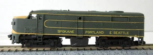 N SCALE LIFE-LIKE SPOKANE PORTLAND & SEATTLE DIESEL - Picture 1 of 4