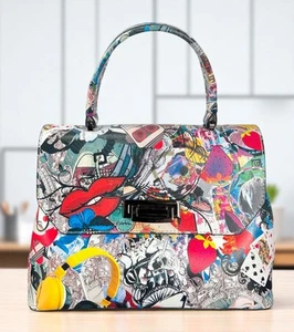 Damen Handtasche Designer italienisches Leder - Zuri Artsy - Bild 1 von 8
