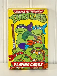 Vintage 1990 Teenage Mutant Ninja Turtles TMNT Playing Cards Mirage Studios... - Bild 1 von 3