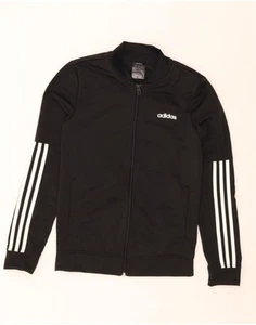 ADIDAS Womens Tracksuit Top Jacket UK 4/6 XS Black Polyester DN44 - Picture 1 of 3