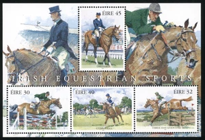 Ireland - 1998 Equestrian Sports - SC# 1119a, SG# MS1163 Miniature Sheet MNH OG - Picture 1 of 2