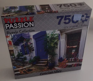 Grecian Alley Puzzle 750 pcs 15x22 NIB Sealed 14+ Puzzle Passion - Picture 1 of 2