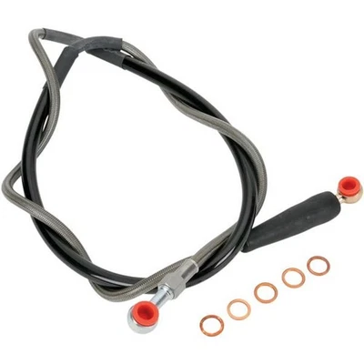 Moose Brake Line - Front - Stainless Steel - Husaberg/Husqvarna/KTM | - Image 1 of 4