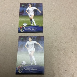 2021 Parkside NWSL Vol 1/2 N.C. Courage Lindsay Agnew Common (2) Card - Picture 1 of 8