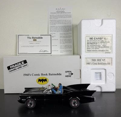 Danbury Mint - 1960s Comic Book Batmobile - Warner Brothers - MINT condition - Image 1 of 4