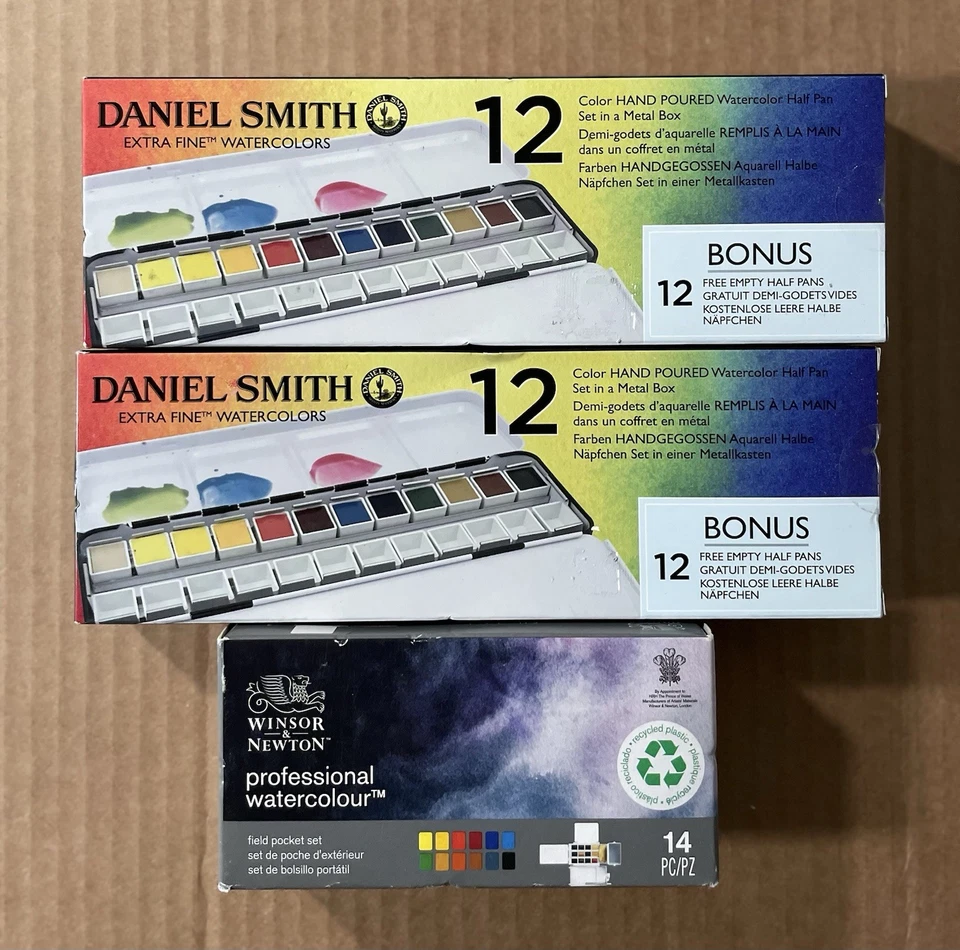 Daniel Smith Acuarelas Extra Finas + Winsor Newton Acuarelas Profesionales NUEVO Foto 1 de 1