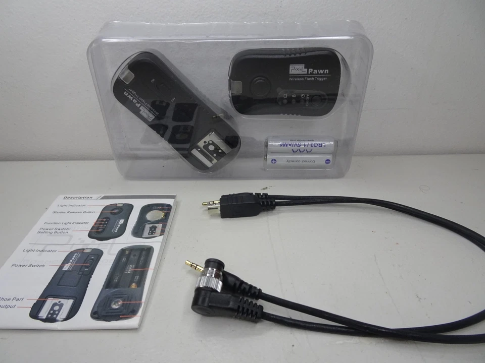 Deeoee Pixel Pawn Wireless Flash Trigger TF-361 Transmitter Receiver - Image 1 of 4