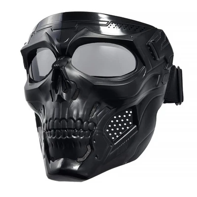 Motorcycle Mask Full Face, Skull Mask Military Outdoor Sport CS Tactical Wild... - Image 1 of 4