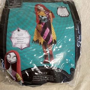Girls Sally Deluxe Halloween Costume Child Size Large 10-12 - Picture 1 of 12