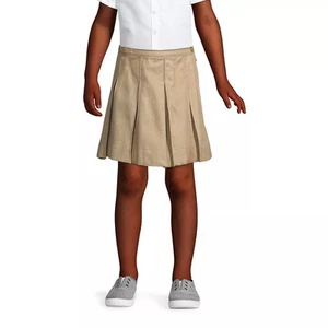 Lands' End Kids Box Pleat Skirt Above The Knee - 8 - - Picture 1 of 3