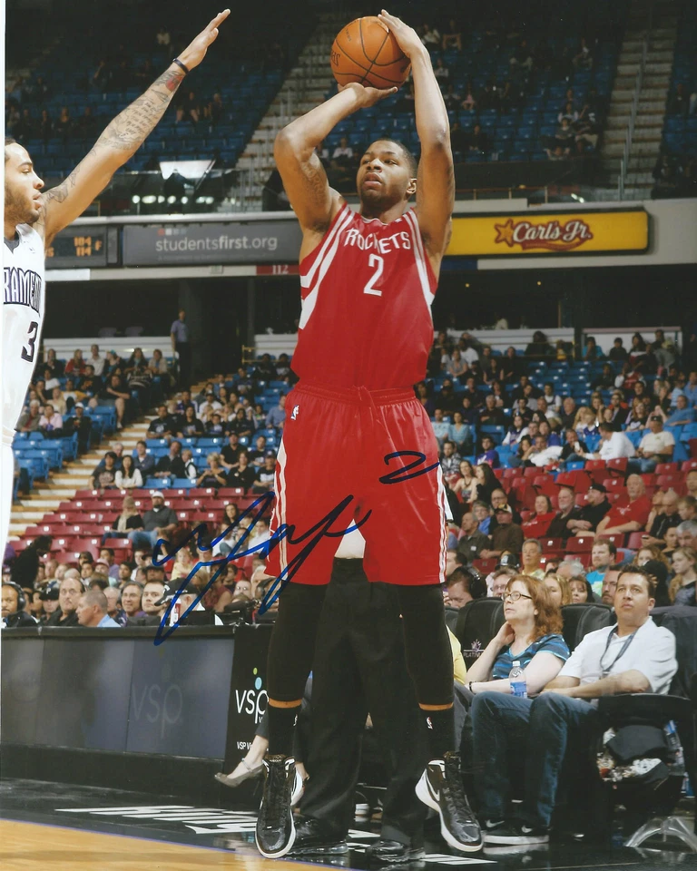 Foto firmada de Marcus Morris *HOUSTON ROCKETS* 8x10 M2 certificado de autenticidad GFA Foto 1 de 1