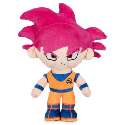 PLAY BY PLAY Dragon Ball Z Son Goku Super Saiyan Rose Plüsch Figur 32 cm Groß NEU