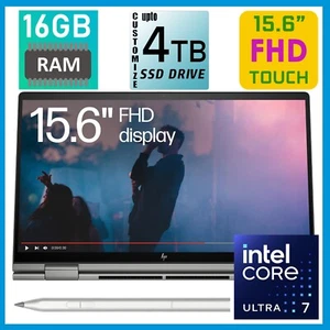 HP ENVY x360-15t 2-in-1 Intel Core Ultra 7 Custom UPTO 4TB SSD 16GB RAM FHD+ PEN - Picture 1 of 6