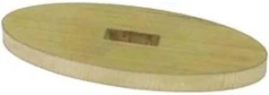 NG204 Premium Oval Messing Schutz - 1-1/4" x 3" - Schlitz 0,230 x 1,33" Messerherstellung USA - Bild 1 von 1