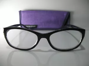 Foster Grant Watercolor Purple Reading Glasses + Case 53□16-135 Choose Strength - Picture 1 of 6