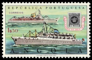 ANGOLA 565 - Postage Centenary "Mail Ships" (pb83156) - Picture 1 of 1
