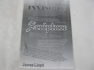 Invisible Scripture by James Lloyd - Picture 1 of 7