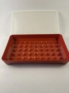 Vintage Tupperware Marinade Fleischklopfer Behälter Paprika Rot (E2) - Bild 1 von 5