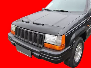 SUJETADOR DE CAPUCHA para Jeep Grand Cherokee ZJ 1993-1998 NARIZ FRONTAL MÁSCARA AFINACIÓN - Imagen 1 de 3