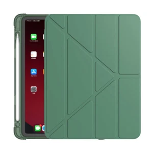 For Apple iPad 9th 8th 10.2 Pro 11 9.7 10.5 Smart Case Cover With Pencil Holder - Picture 1 of 22