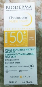 Bioderma Photoderm Gold Nude Touch alta protección solar combinación para piel grasa - Imagen 1 de 3