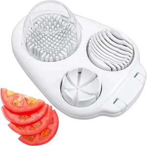 Egg Slicer for Hard Boiled Eggs-3 Slice Modes,Heavy Duty,Kitchen Chopper Tool - Picture 1 of 8