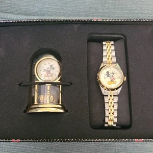 Vintage Mickey Clock W Uhr VIEL GLÜCK BEIM FINDEN! Neu im Karton 💯 Original - Bild 1 von 8