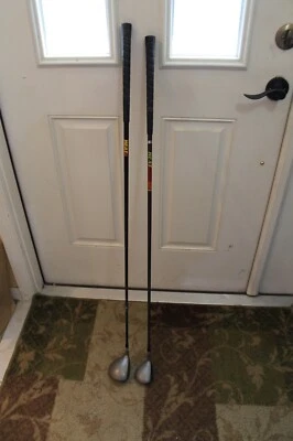 Spalding Top Flite HEAT woods--1 and 1 (medium flex) RH golf clubs - Image 1 of 4