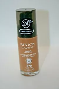 Revlon Colorstay Makeup Foundation Skin PUMP 24 hour wear 370 Toast - Picture 1 of 2